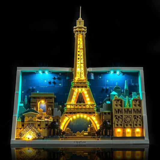 LED light kit for LEGO® Architecture Paris #21064 | Bright My Bricks