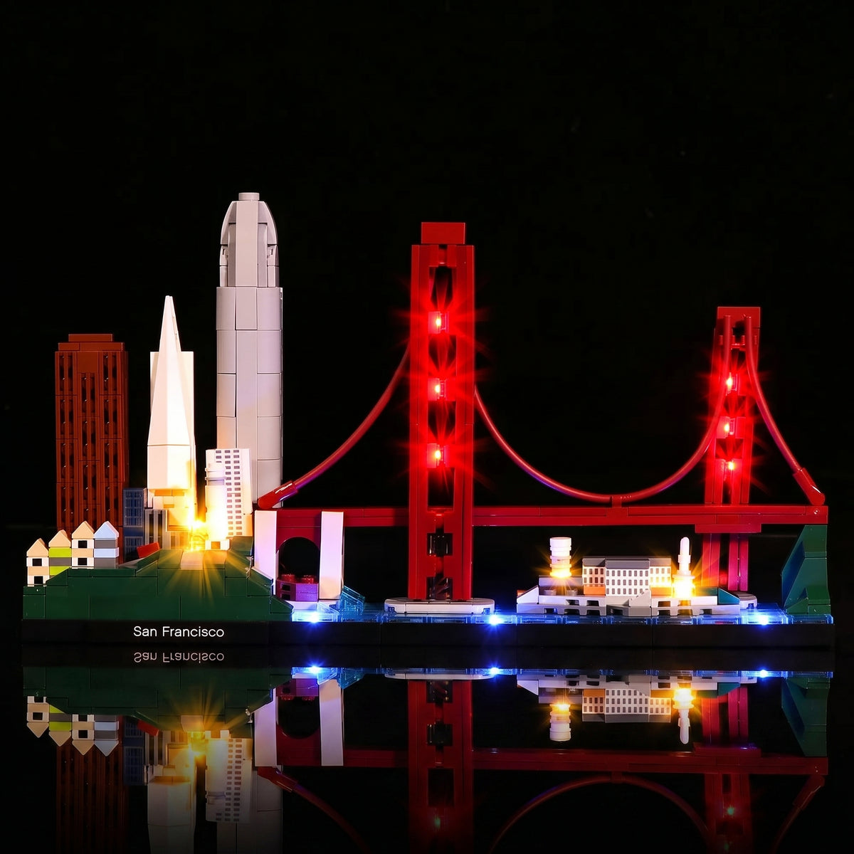 Light Kit for LEGO Architecture San Francisco #21043 - Bright My Bricks