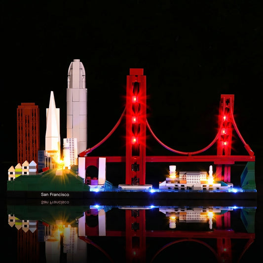 Light Kit for LEGO Architecture San Francisco #21043 - Bright My Bricks