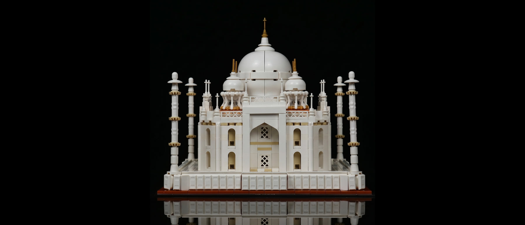 Kit LED pour LEGO® Le Taj Mahal #21056 — standard build, without the LED light kit