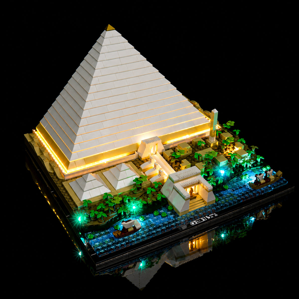 LED light kit for LEGO® Architecture The Great Pyramid of Giza #21058 | Bright My Bricks