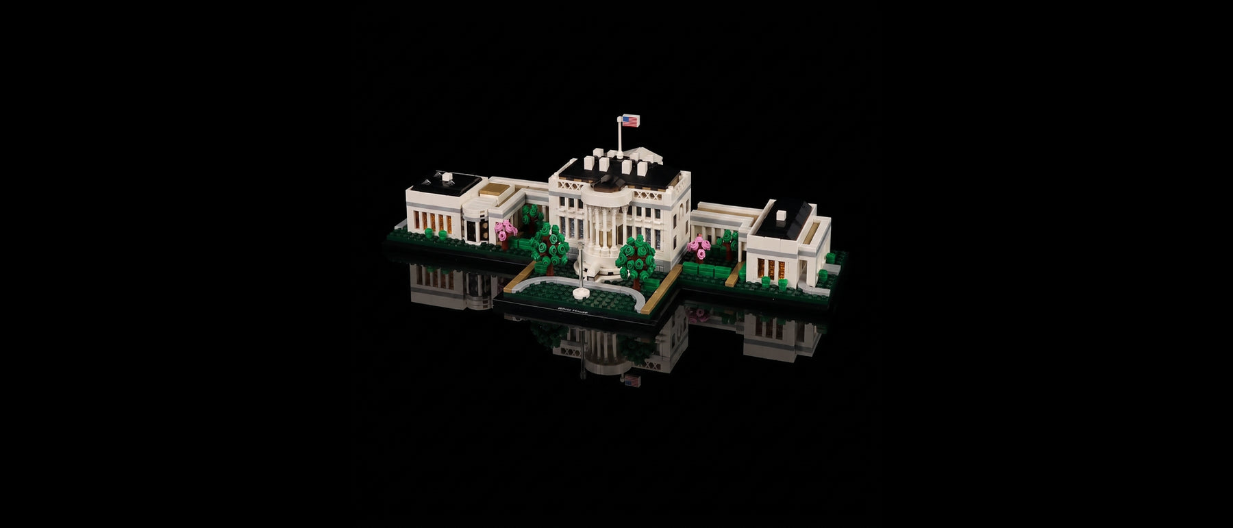 Kit LED pour LEGO® La Maison Blanche #21054 — standard build, without the LED light kit