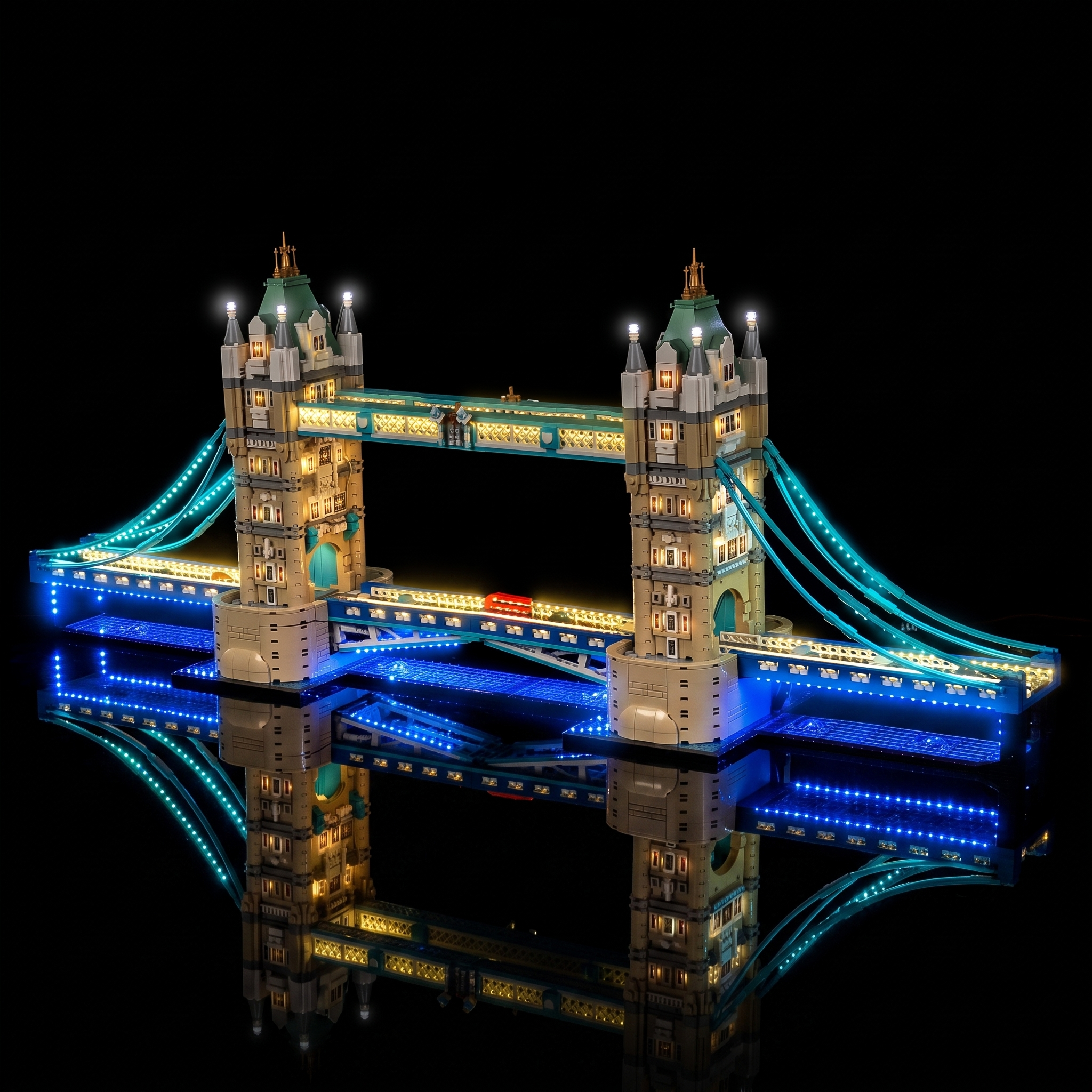 light kit for LEGO® Architecture Tower Bridge #21067, showcase lighting view