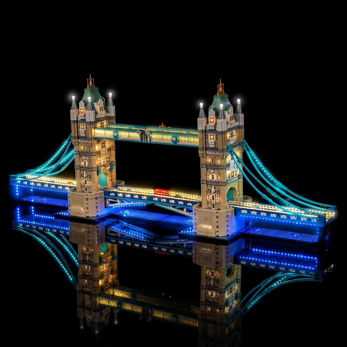 light kit for LEGO® Architecture Tower Bridge #21067, showcase lighting view