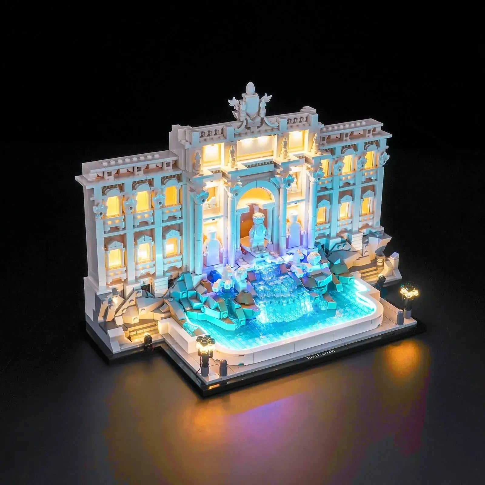 LEGO Architecture Trevi Fountain #21062 LED lighting detail