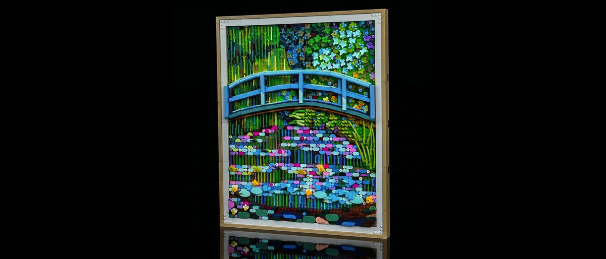 Light Kit for LEGO® Art Claude Monet – Bridge over a Pond of Water Lilies #31220 — standard build, without the LED light kit