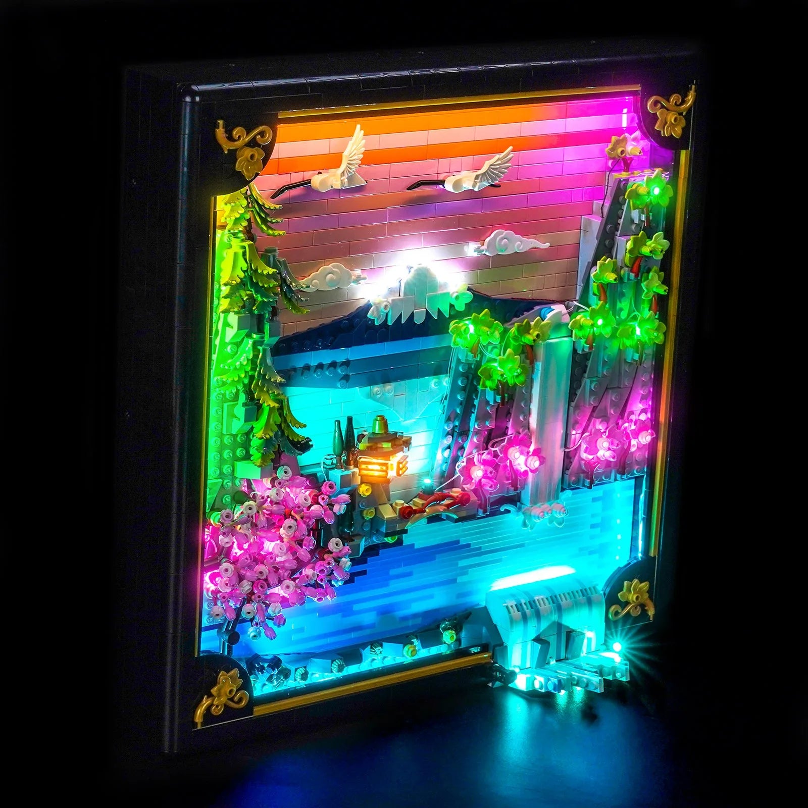 Bright My Bricks LED kit for LEGO Art Japanese Cherry Blossom Landscape #31218