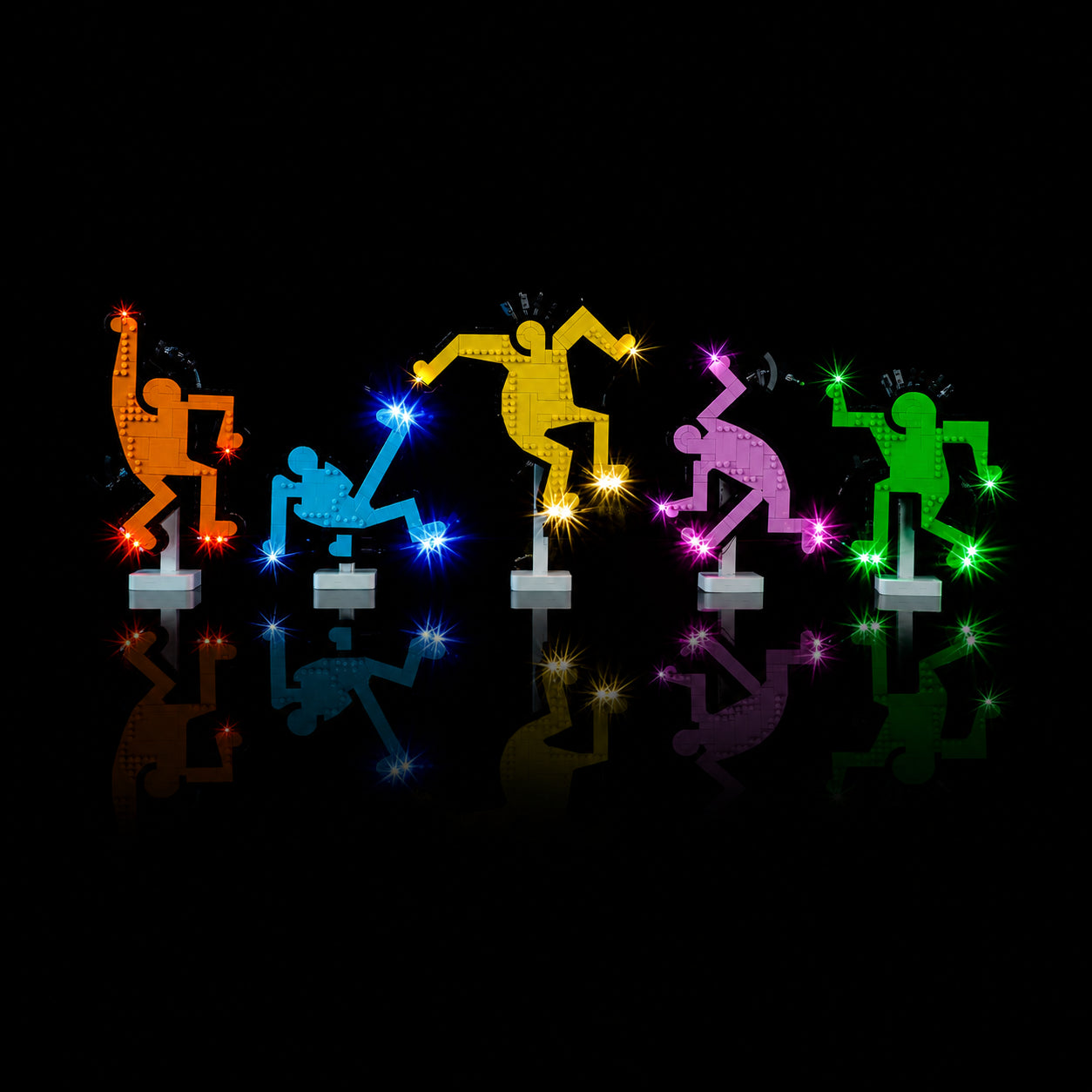 LED light kit for LEGO® Art Keith Haring #31216 | Bright My Bricks