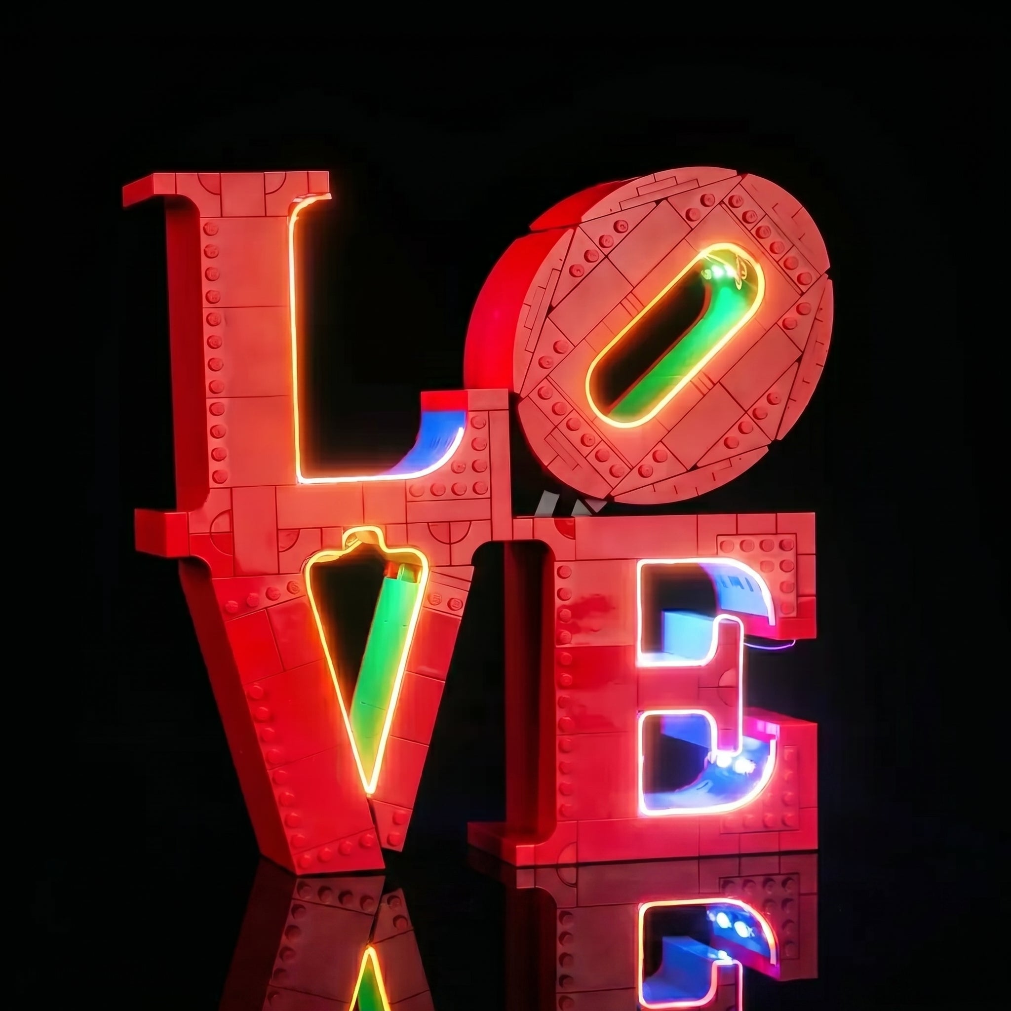 LED light kit for LEGO® Art LOVE #31214 | Bright My Bricks