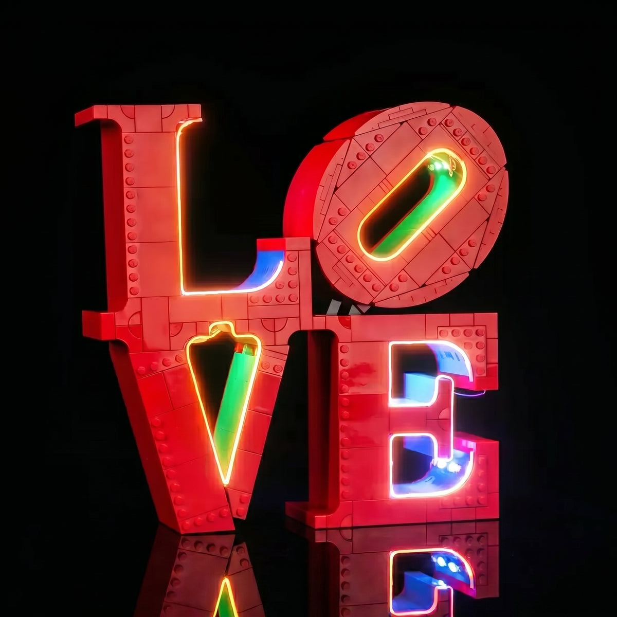 LED light kit for LEGO® Art LOVE #31214 | Bright My Bricks
