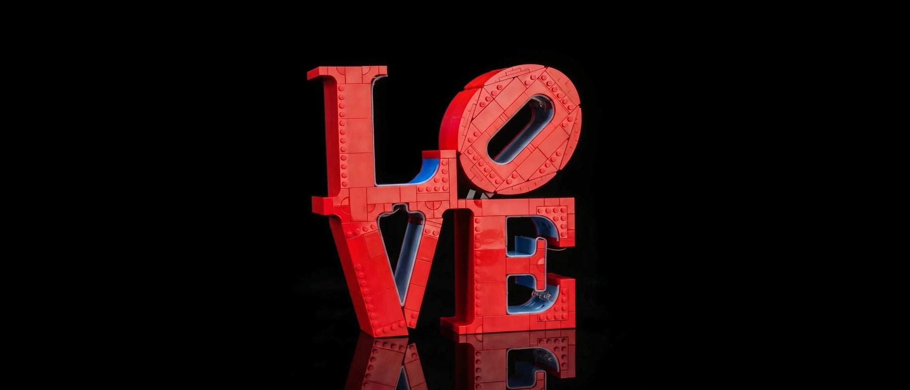 Light Kit for LEGO® Art LOVE #31214 — standard build, without the LED light kit