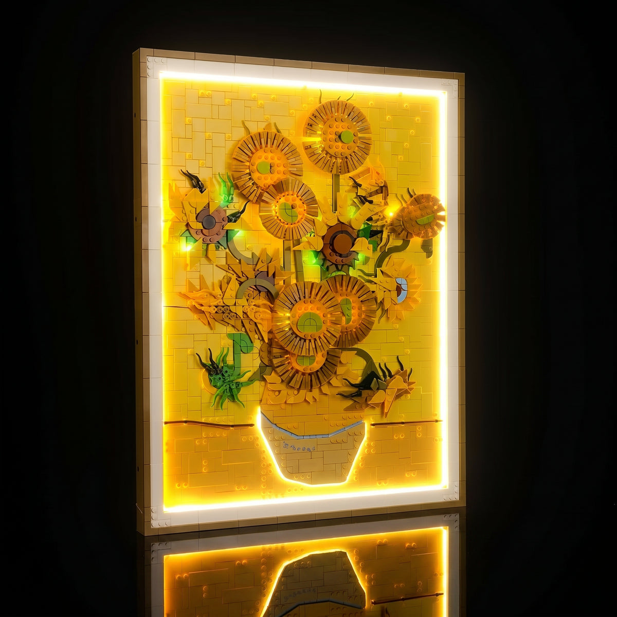 LED light kit for LEGO® Art Vincent van Gogh Sunflowers #31215 | Bright My Bricks