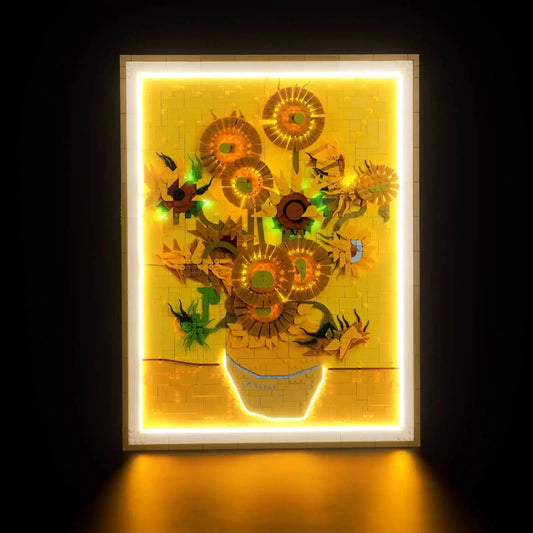 Light Kit for LEGO Art Vincent van Gogh Sunflowers #31215 - Bright My Bricks