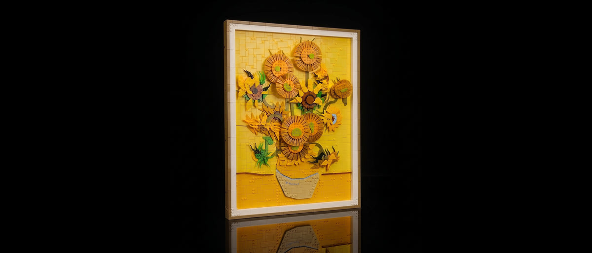 Light Kit for LEGO® Art Vincent van Gogh – Sunflowers #31215 — standard build, without the LED light kit