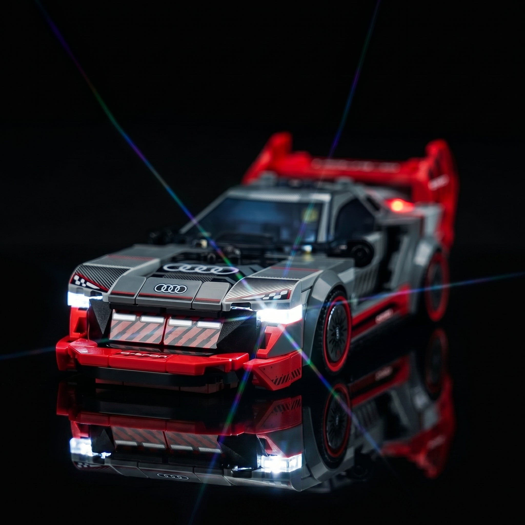LED light kit for LEGO® Audi S1 e-tron quattro Race Car #76921 | Bright My Bricks