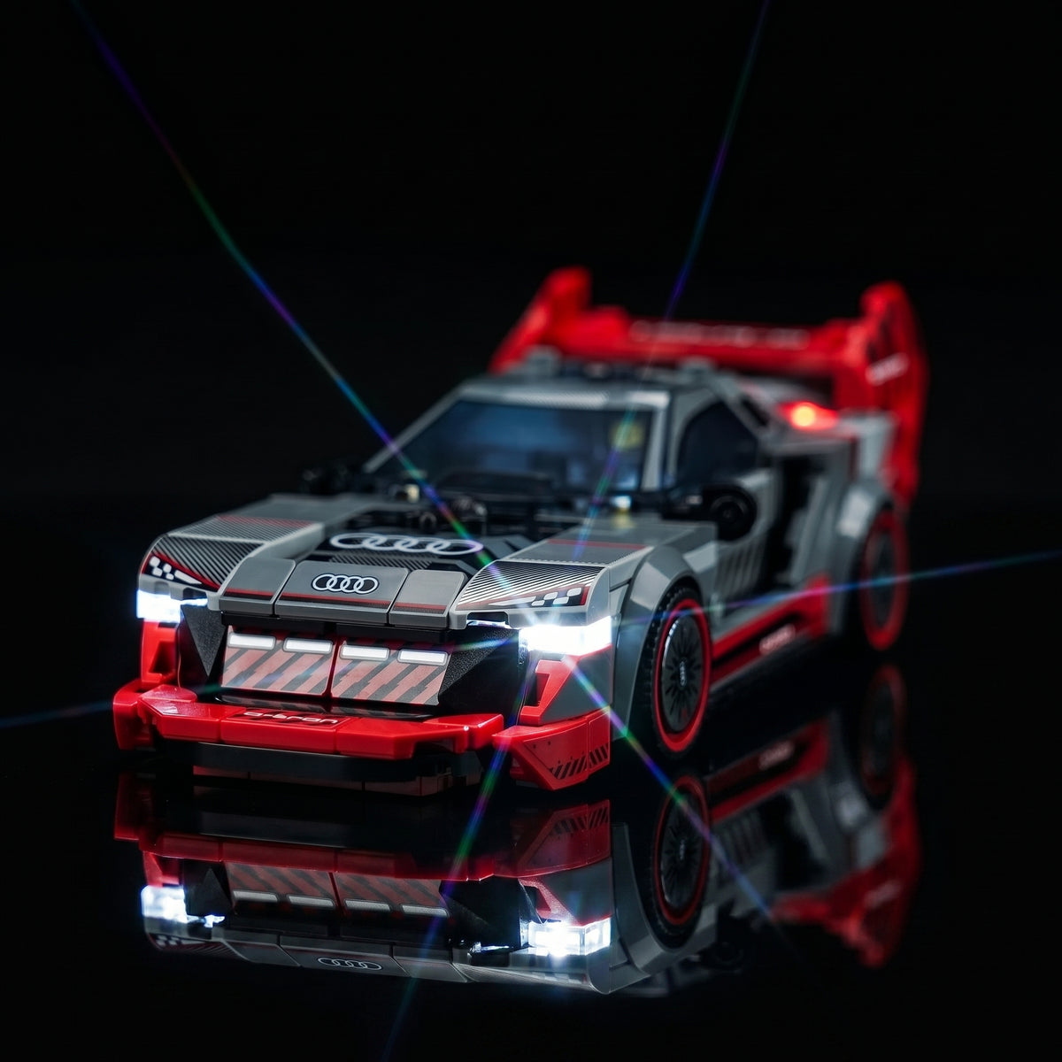 LED light kit for LEGO® Audi S1 e-tron quattro Race Car #76921 | Bright My Bricks