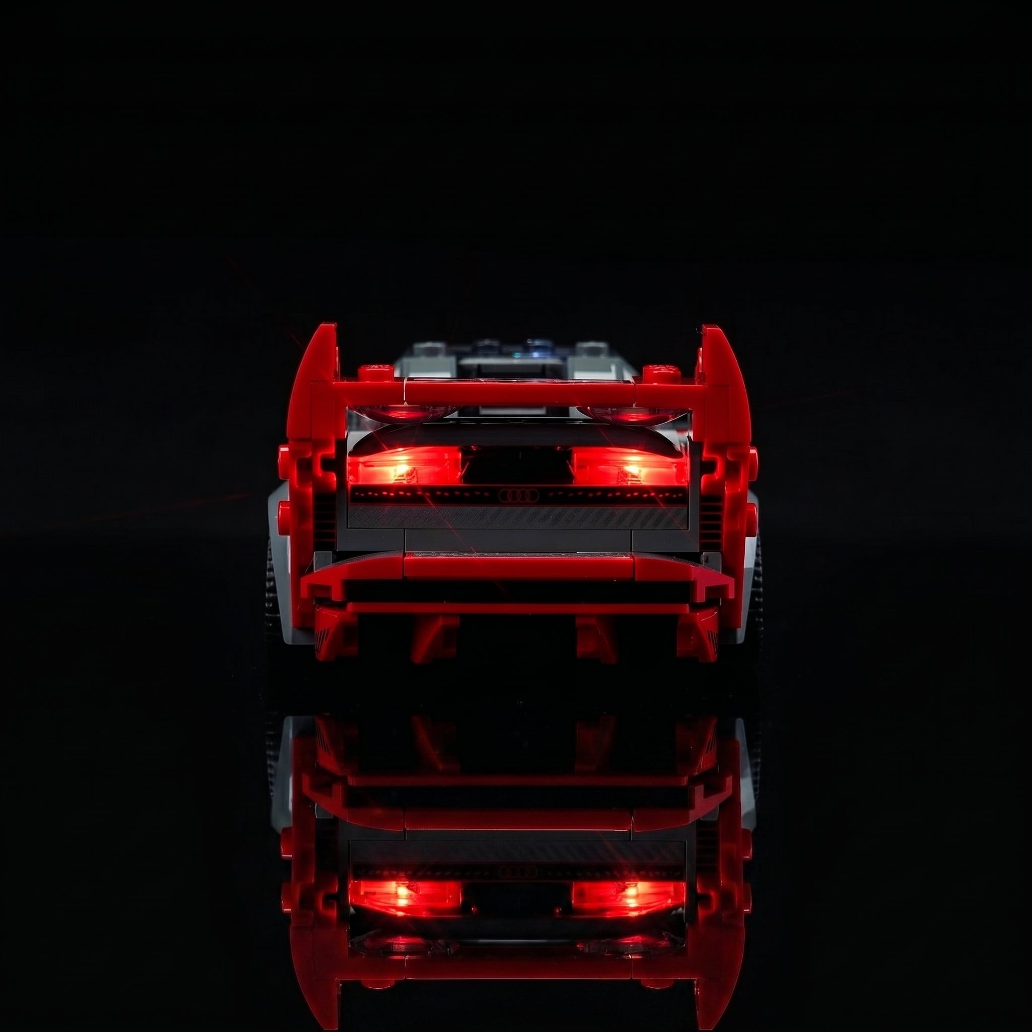 brightened interior detail: Bright My Bricks LED lights for LEGO® Audi S1 e-tron quattro Race Car #76921