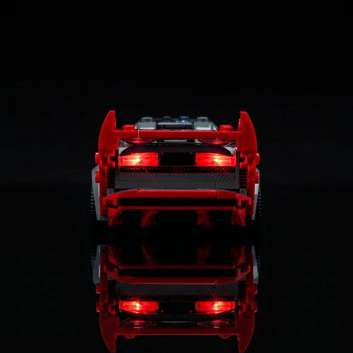 brightened interior detail: Bright My Bricks LED lights for LEGO® Audi S1 e-tron quattro Race Car #76921