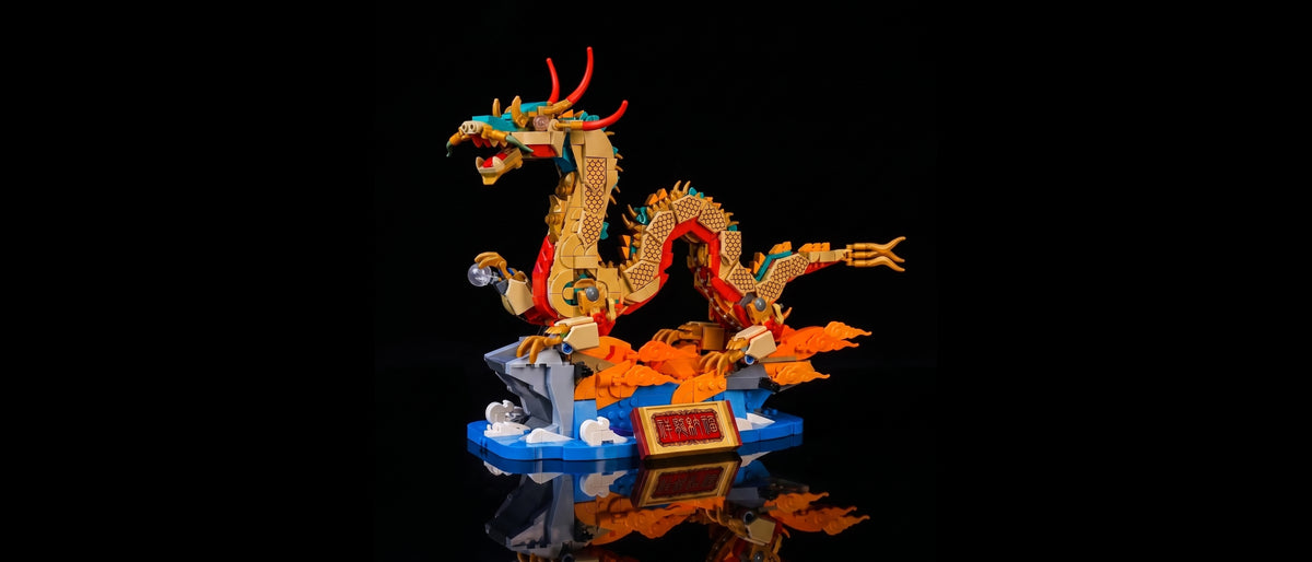 A Vibrant, Flowing Body — Light Kit for LEGO® Auspicious Dragon #80112