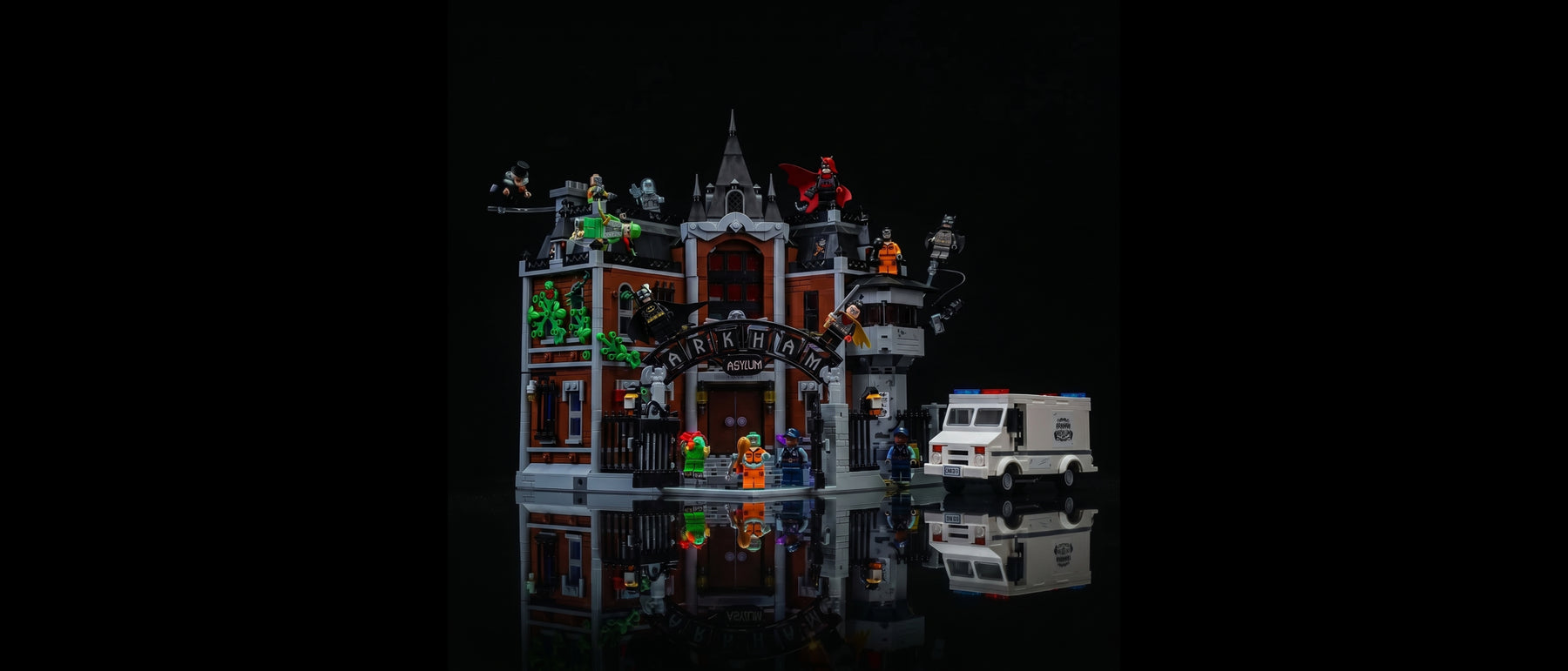 LED-Beleuchtungsset für LEGO® Arkham Asylum™ #76300 — standard build, without the LED light kit