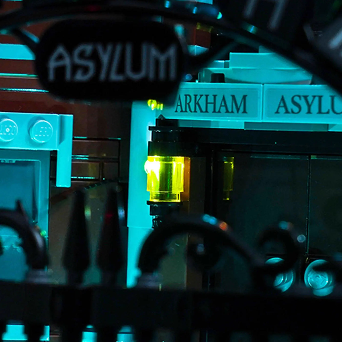 LED lights for LEGO® Batman Arkham Asylum #76300, brightened interior detail