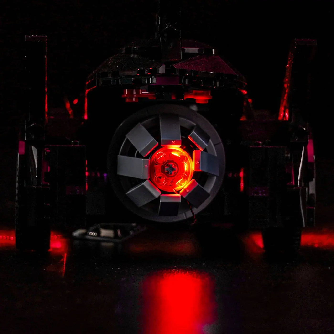 LEGO® Batman Forever Batmobile #76304 — LED strips and bricks detail (premium LED light kit)