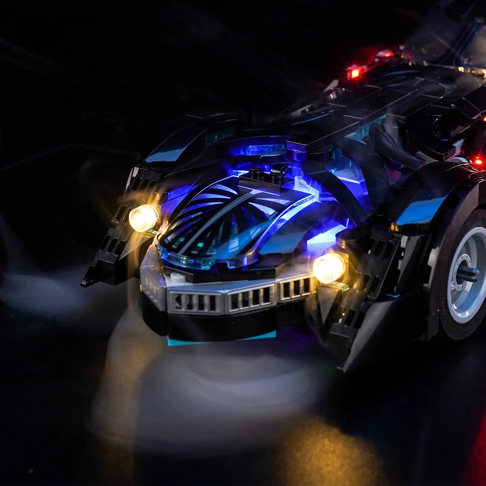 LED lights bring LEGO Batman Forever Batmobile #76304 to life