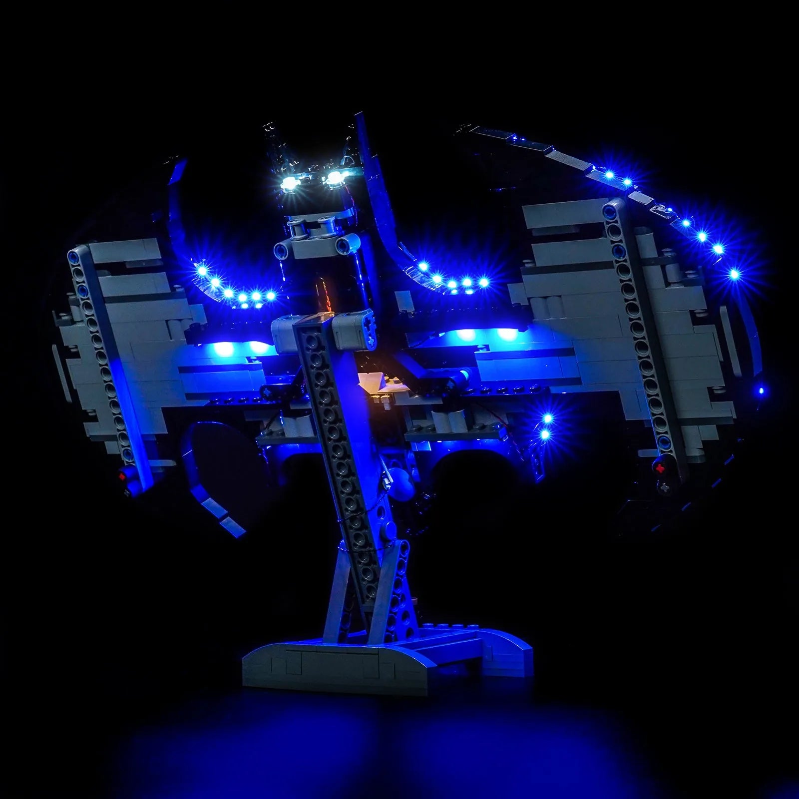 LEGO Batman Logo #76330 with LED lights installed