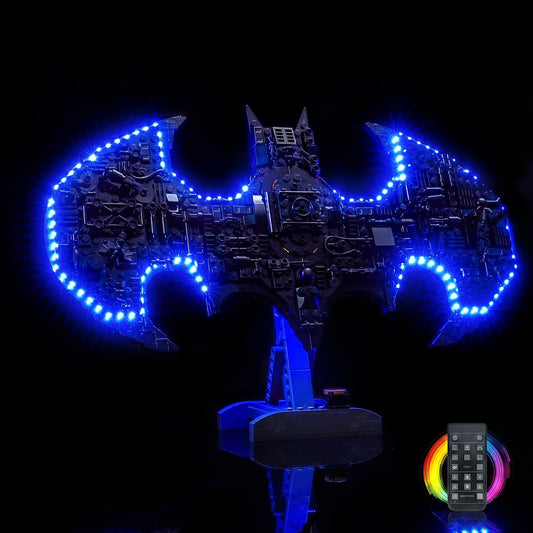 LEGO® Batman Logo #76330 — lighting effect on the build (display light kit)