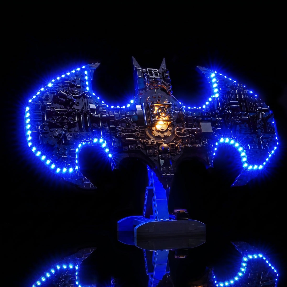 display lighting in a dark room: Bright My Bricks LED lighting kit for LEGO® Batman Logo #76330