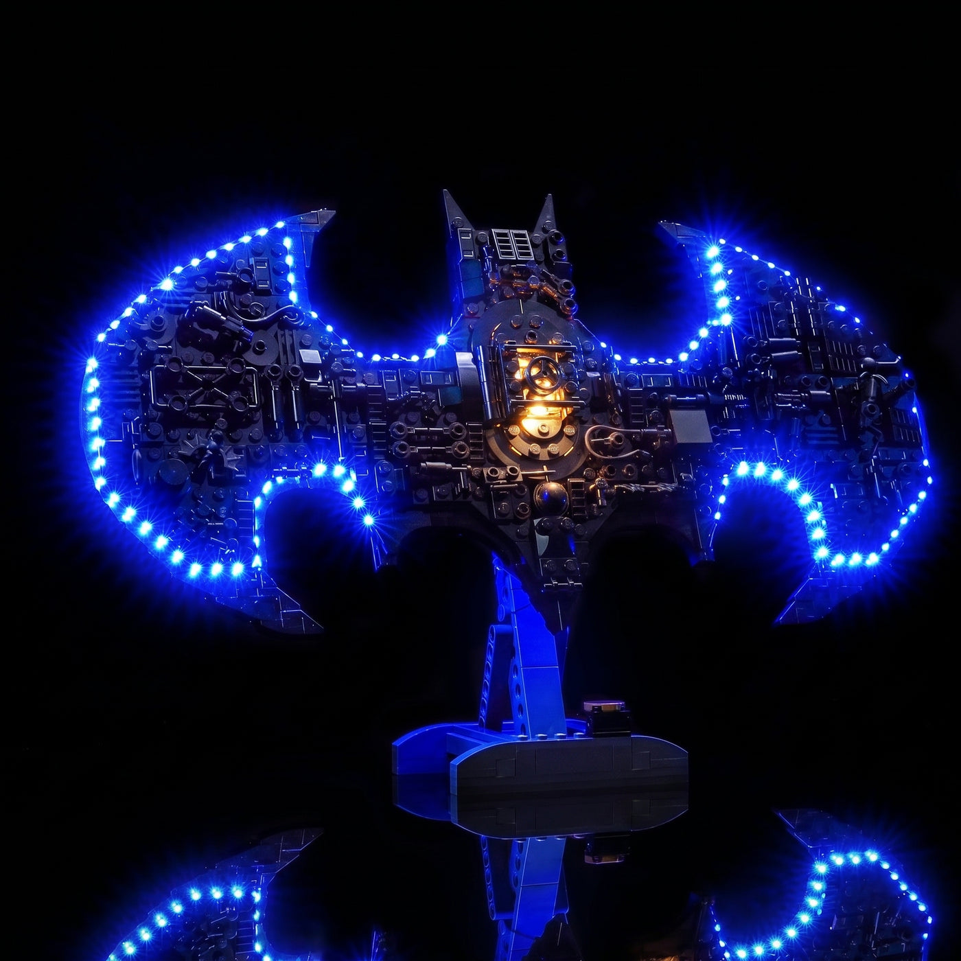 display lighting in a dark room: Bright My Bricks LED lighting kit for LEGO® Batman Logo #76330
