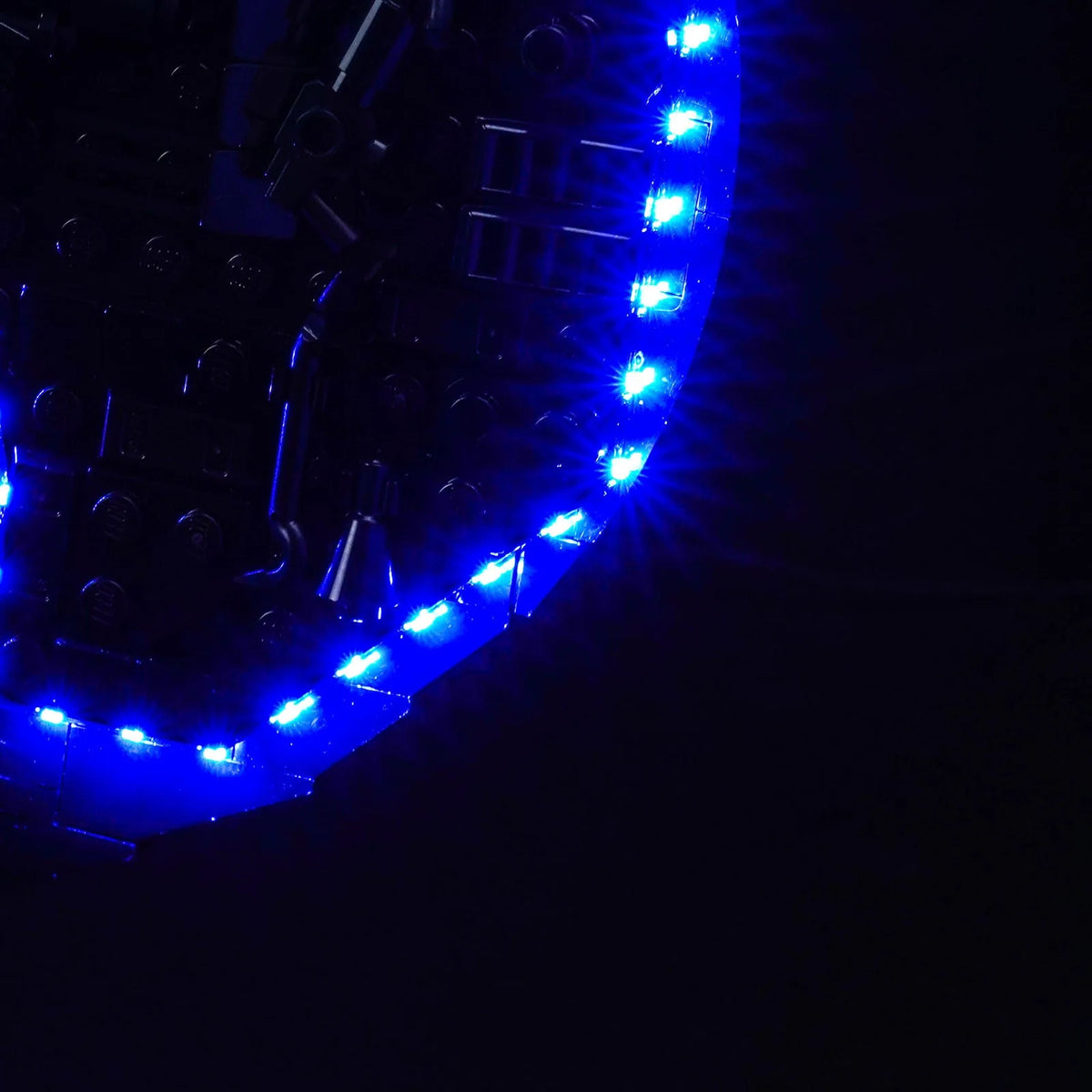 LED lights for LEGO® Batman Logo #76330, warm LED glow detail