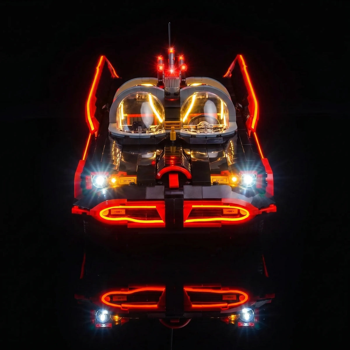 LEGO® Batman: The Classic TV Series Batmobile #76328 — night-mode display glow (light kit)