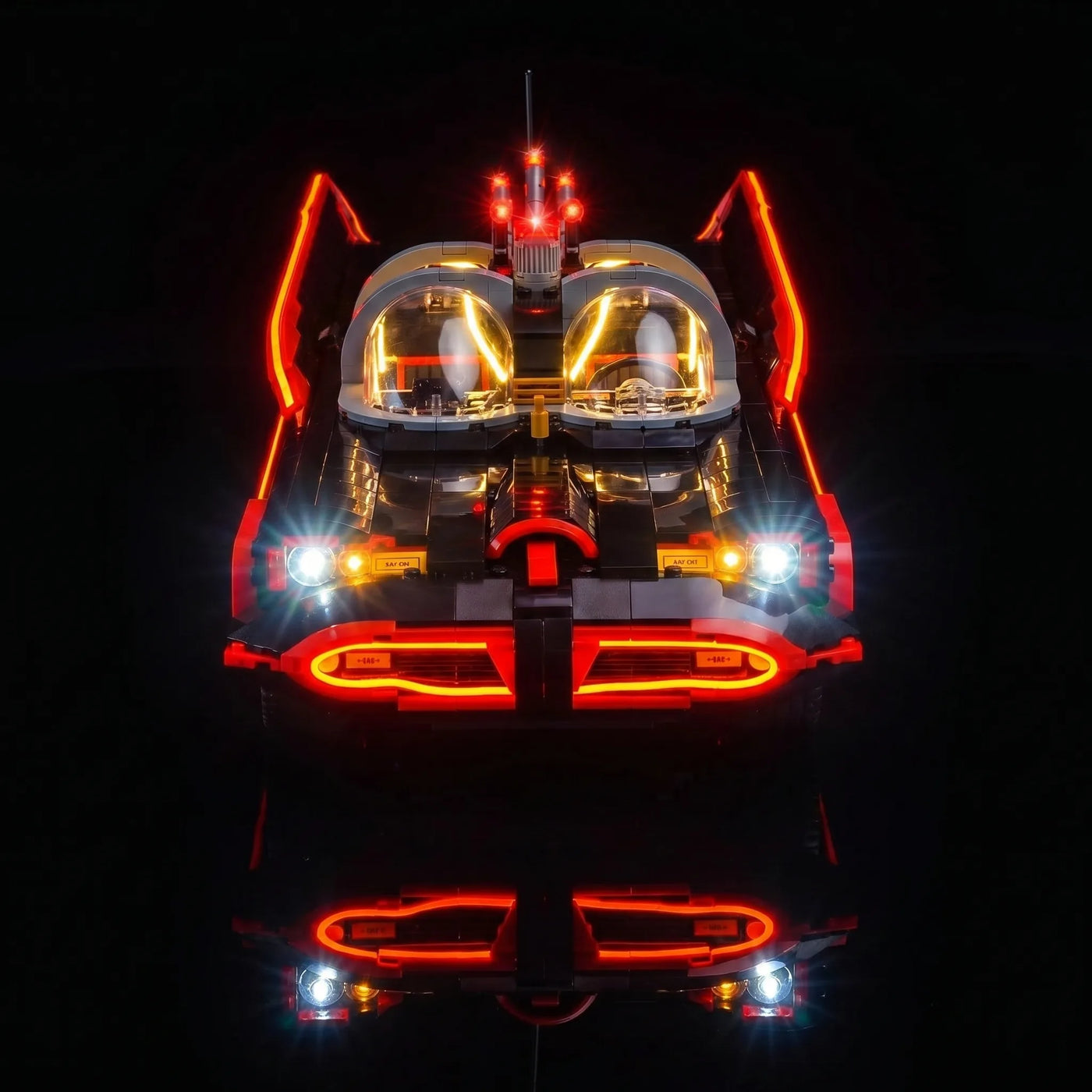 LEGO® Batman: The Classic TV Series Batmobile #76328 — night-mode display glow (light kit)