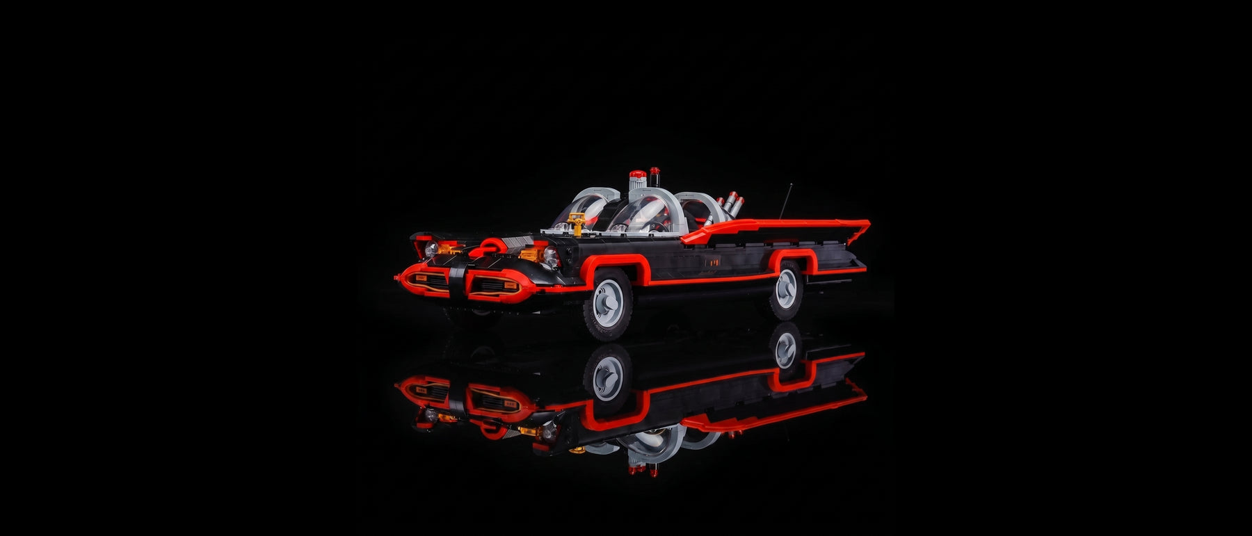 LED-Beleuchtungsset für LEGO® Batman™: Batmobil aus der 60er-Jahre-Fernsehserie #76328 — standard build, without the LED light kit