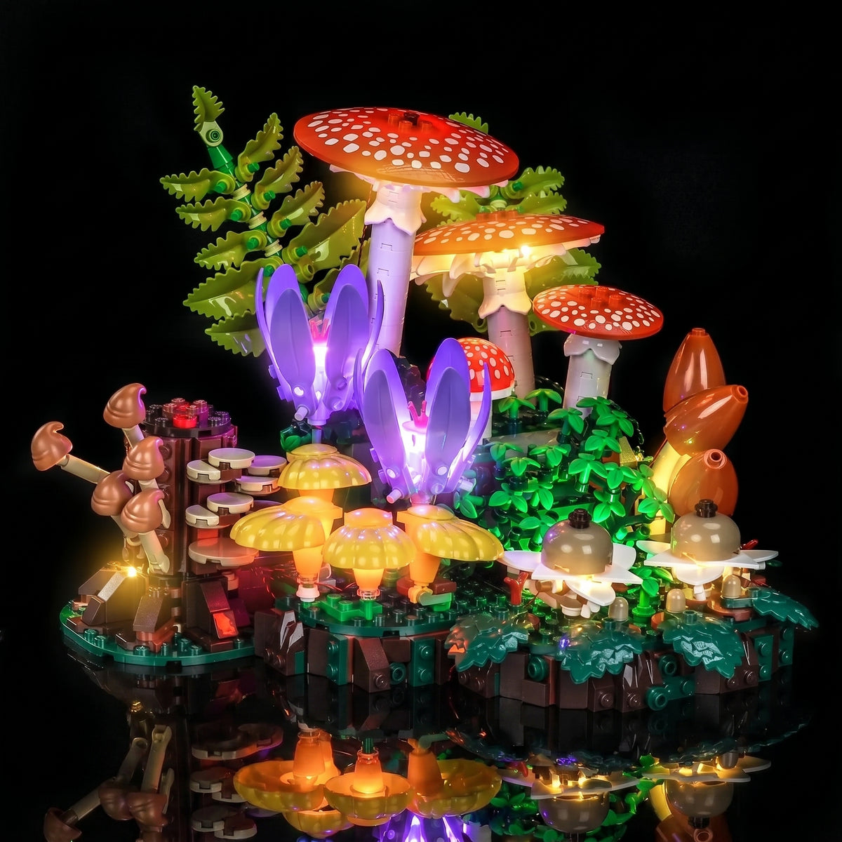 LED light kit for LEGO® Botanicals Woodland Mushrooms #11505 | Bright My Bricks