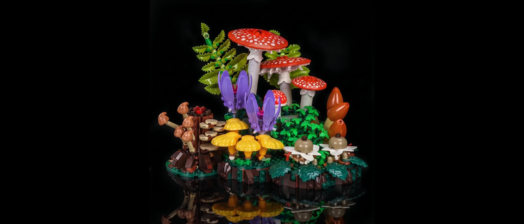 Light Kit for LEGO® Botanicals Woodland Mushrooms #11505 — standard build, without the LED light kit