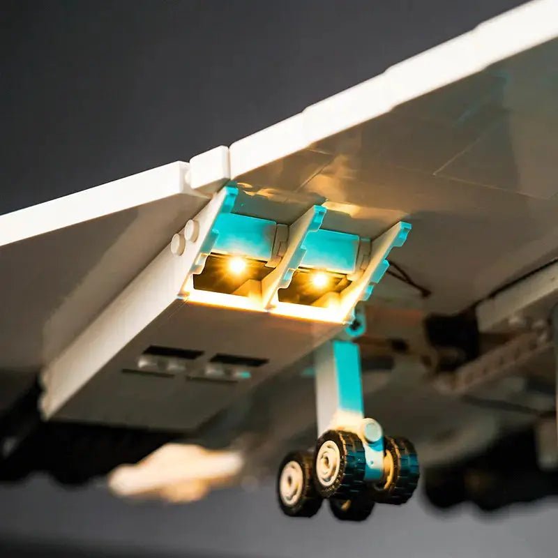LEGO® Concorde #10318 — LED strips and bricks detail (LED lights)