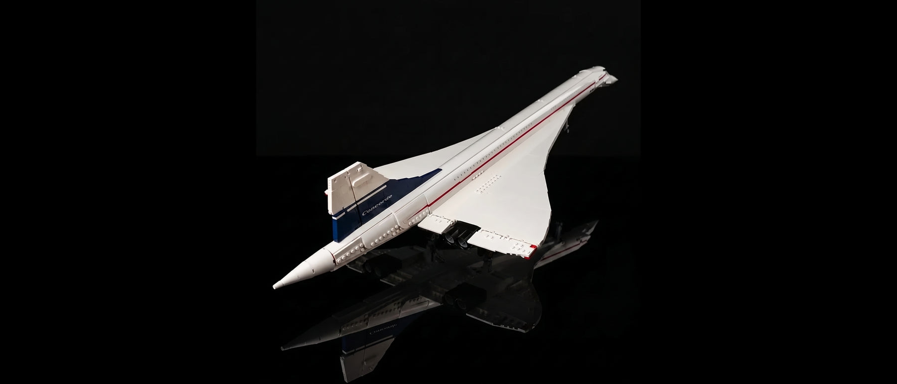 Kit LED pour LEGO® Le Concorde #10318 — standard build, without the LED light kit