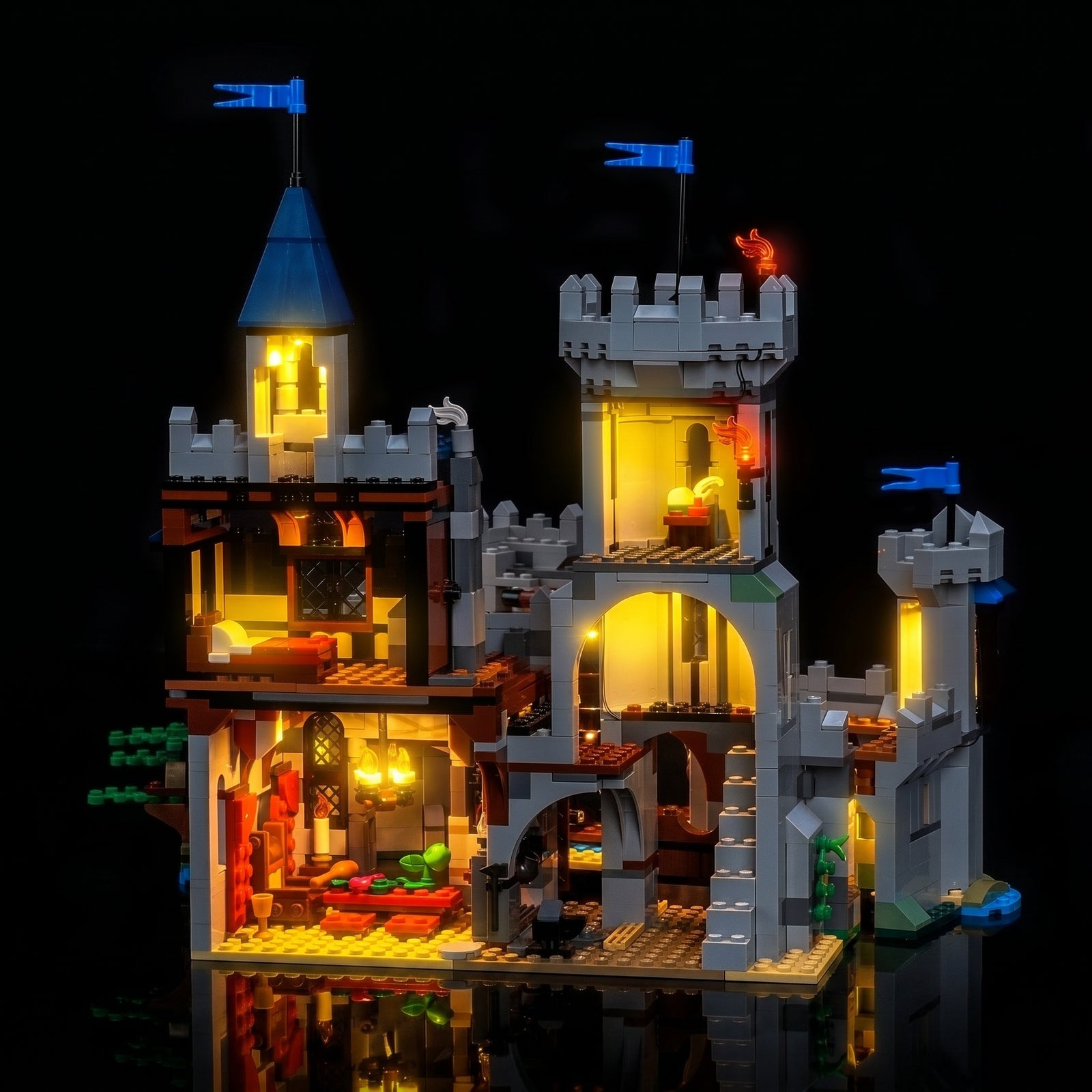 Kit LED pour LEGO® Le château médiéval des chevaliers #31168