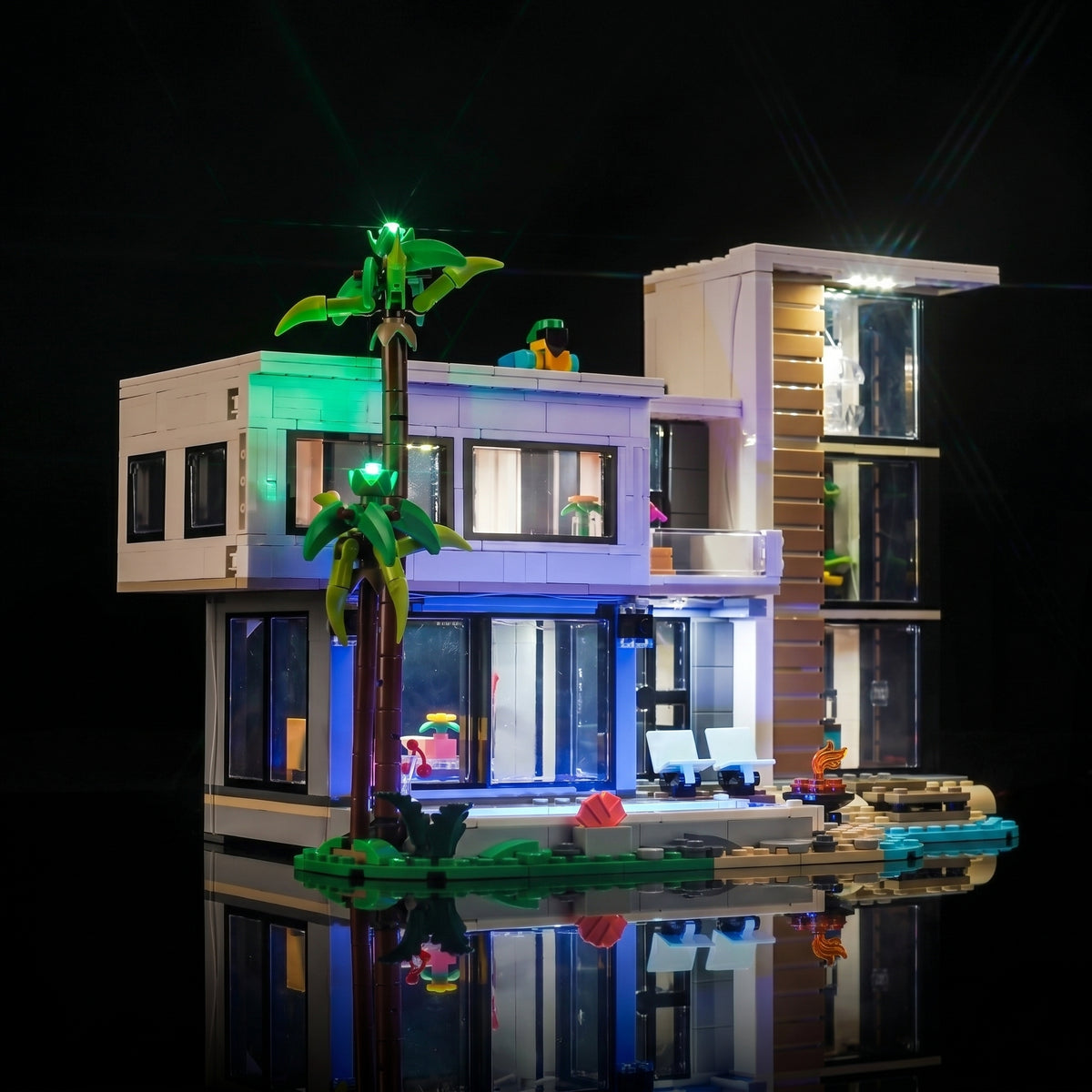 LEGO Creator 3in1 Modern House #31153 with premium LED kit