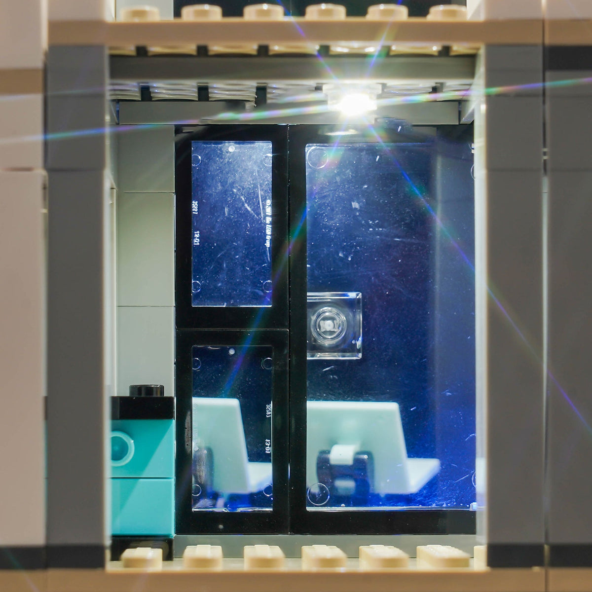 LEGO Creator 3in1 Modern House #31153 with LED lights installed