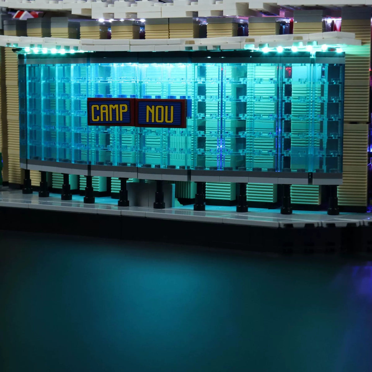 LEGO® Creator Expert Camp Nou #10284 — night-mode display glow (premium LED light kit)