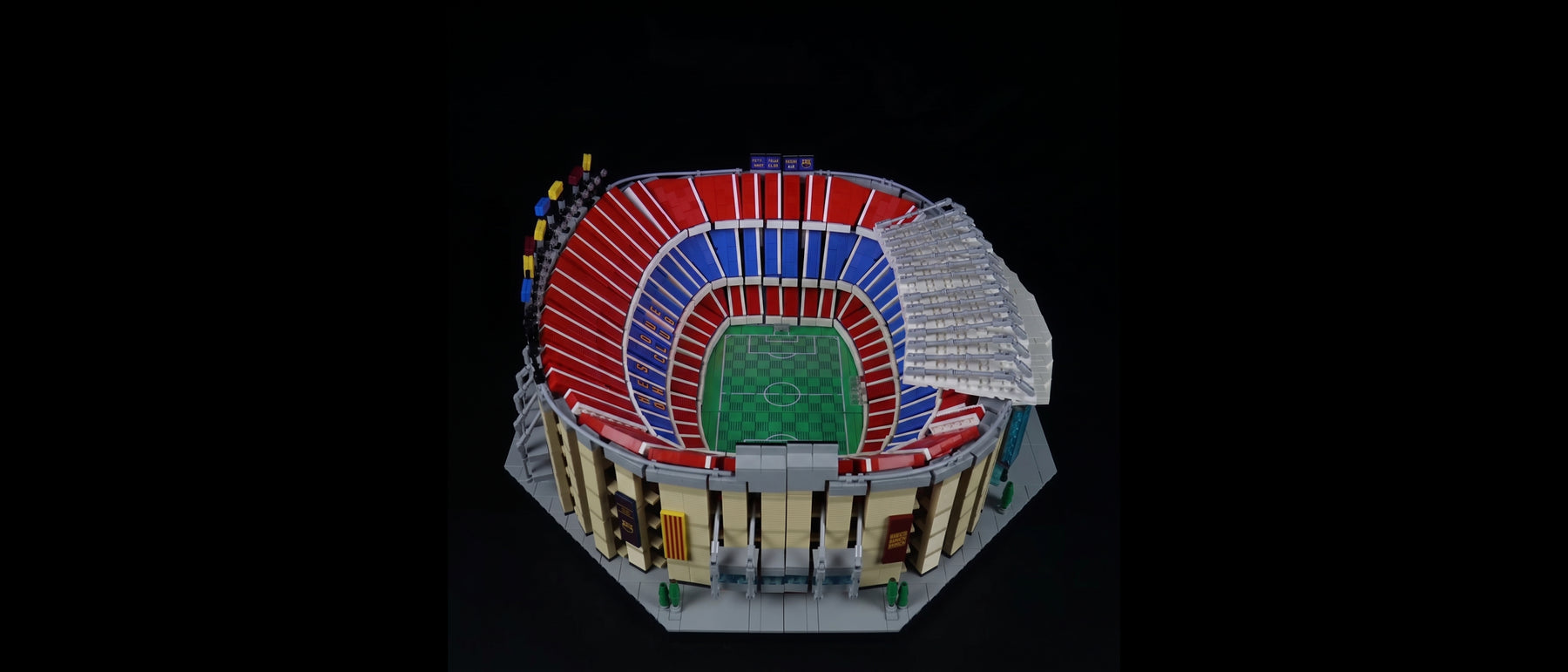 LED-Beleuchtungsset für LEGO® Camp Nou – FC Barcelona #10284 — standard build, without the LED light kit