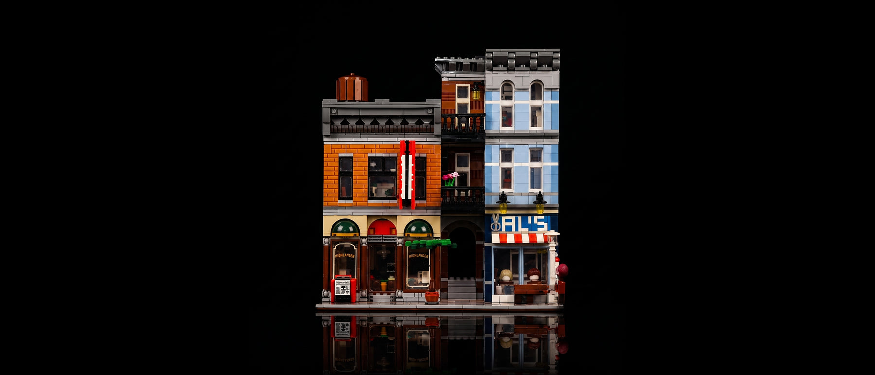 Kit LED pour LEGO® Le bureau du détective #10246 — standard build, without the LED light kit