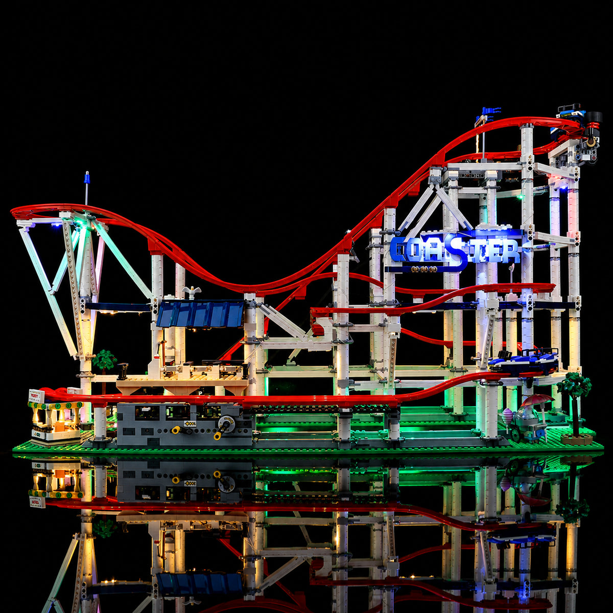 LED light kit for LEGO® Creator Expert Roller Coaster #10261 | Bright My Bricks