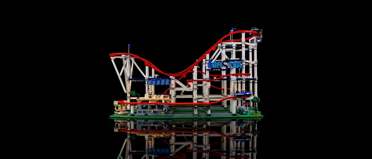 LED-Beleuchtungsset für LEGO® Achterbahn #10261 — standard build, without the LED light kit