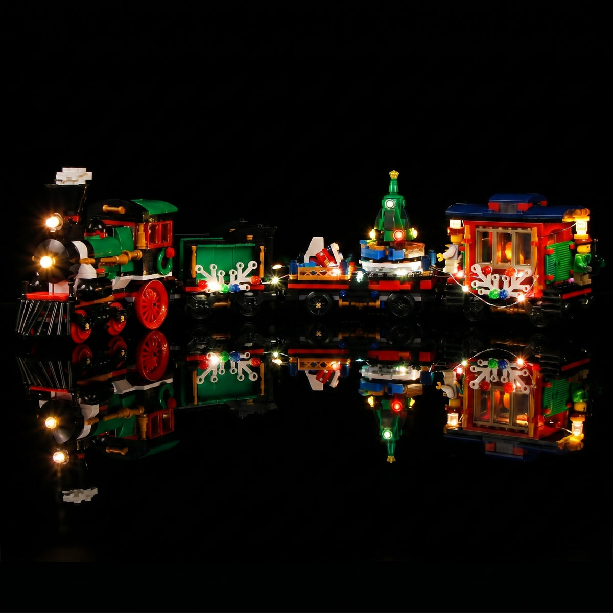 LED light kit for LEGO® Creator Expert Winter Holiday Train #10254 | Bright My Bricks