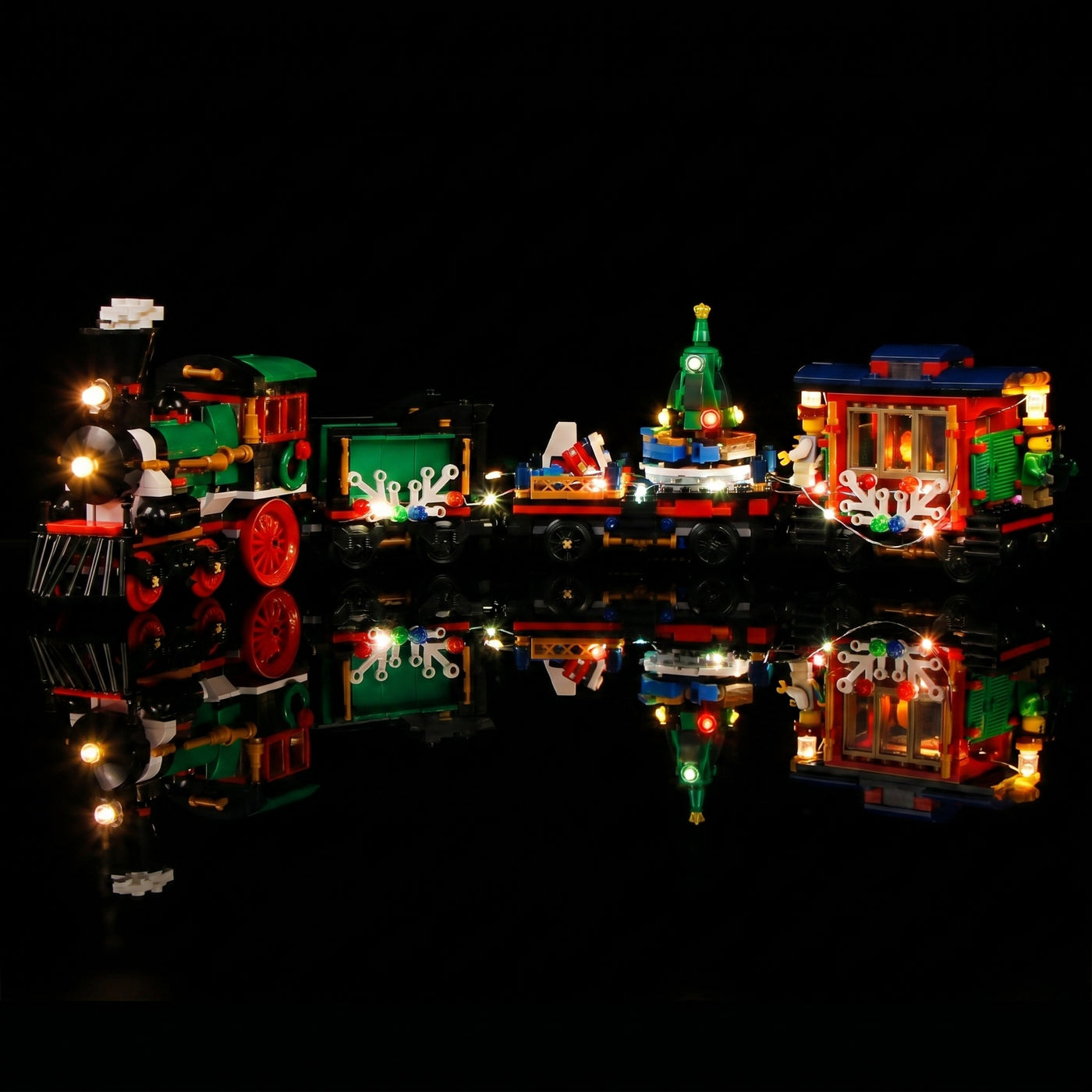 LED light kit for LEGO® Creator Expert Winter Holiday Train #10254 | Bright My Bricks