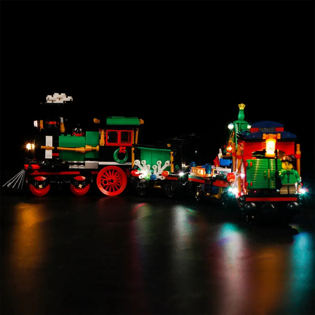Kit LED pour LEGO® Le train de Noël #10254